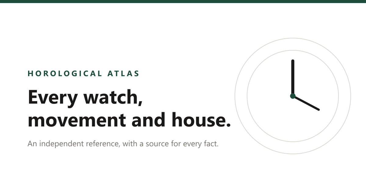 Built a free reference site for watches: specs, what's inside, compare, keep your collection